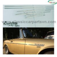 Trims line Datsun Roadster Fairlady 1600 2000 year 1967 to 1970 (convex)